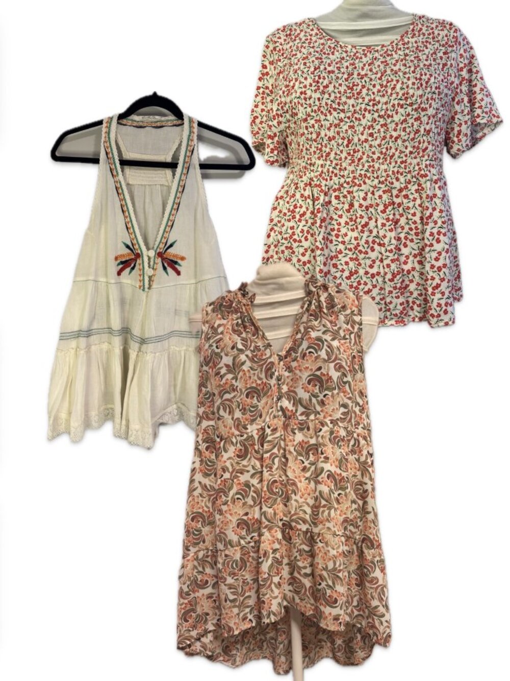 Flint & Moss, Vanilla Star & Urban Romantics Blouse Bundle 3-Pk | Size L | Boho